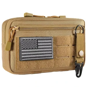Utility Laser Cut Tactical Molle Admin Pouch EDC Tool Pouch Bag Organizer Holder