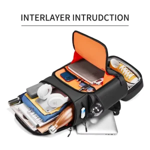Versatile Large Capacity Outdoor Travel Backpack with Independent Shoe Compartment Insulated Pockets USB Port Men’s Backpack