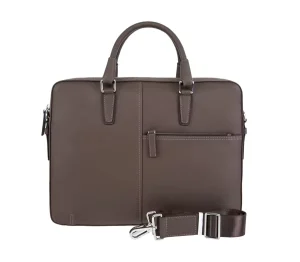 Vintage Business Leather Men’s Shoulder Crossbody Bag Computer Briefcase Tote Laptop Bag