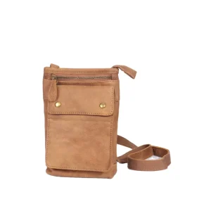 Vintage Cowhide Small Bag Crossbody Bag Leather Casual Men’s Waist Pack Men’s Shoulder Messenger Bag