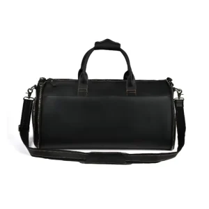 Vintage Crazy Leather Men Handheld Travel Bag Genuine Large Capacity Multi Functional Outdoor Casual Luggage Bag