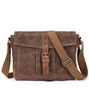 Vintage Design Luxury Tote Messenger Bags Crossbody Customized With logo Canvas Leather for Men’s Messenger Bag