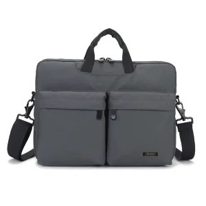Vintage Laptop Bag for Men Business 17 Inch Computer Bag Custom Briefcase Messenger Bag With Shoulder Strap