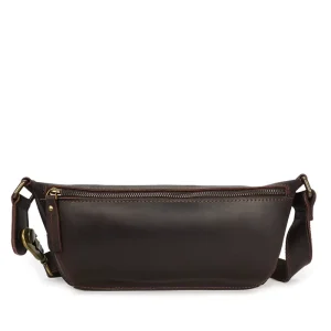 Vintage Leather Chest Bag Men’s Messenger Bag