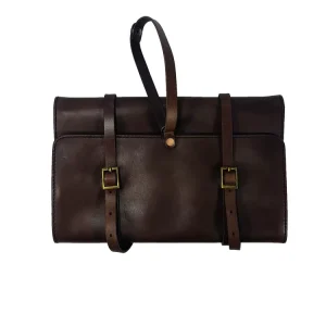 Vintage Leather Custom Hand Bag Laptop Bag for Unisex Daily Work Use