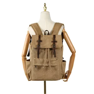 Vintage Sport Canvas Men’s Backpack with Anti Theft Smart Features Laptop Backpack for Men
