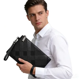 Wallet Men Clutch Bag Men’s Leather Handbag Pochette Sac Homme Sacs a Main Pour Homme Portefeuille Pour Homme En Cuir HH01