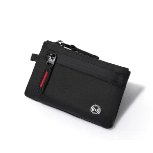 Wallet Men RFID Anti-Theft Coin Purse with Keychain Women’s Card Holder with Multiple Card Slots for ID Cards