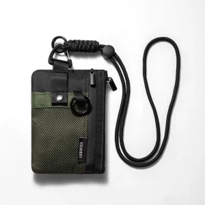 Wallet Pouch RFID Blocking Wallet with Mesh Pocket Outdoor Travel Coins and Cards Purse for Men & Women