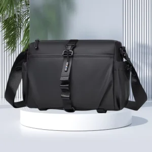 Water Resistant Fashion Shoulder Bag Large Capacity Multi Pocket Men’s Crossbody Bag Designer Sling Bag Daily Work