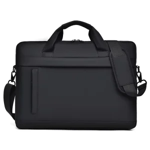 Laptop Messenger Bag for Men Spacious Handheld Shoulder Briefcase for Business Lightweight Work Backpack with Anti Theft Design