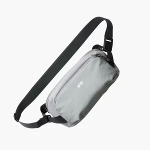 Waterproof Black Unisex Outdoor Street Sling Bag Zipper Polyester Material Custom Collection Color Contrast Design Fanny Bag