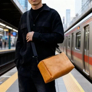 Waterproof Dupont Paper Bag Men’s Crossbody Bag Tyvek Bag Custom Printed Logo Pattern Gift Bag
