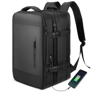 Waterproof Expandable Business Backpack Large Capacity Men Women Anti theft Laptop Bag Travel Backpack with Vacuum
