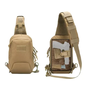 Waterproof Hidden Pistol Sling Bag Adjustable Men’s Outdoor Tactical Crossbody Chest Bag