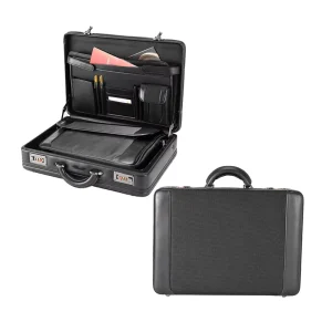 Waterproof Laptop Briefcase for Men Lawyer Rolling Hard Bag Daily Work Laptop Bag Travel Messenger Shoulder Attache Case