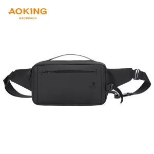 Waterproof Letter Crossbody Bag Waist Pack Unisex Adjustable Long Strap Workout Running Yoga Shopping Hiking