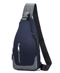 Waterproof Men’s Chest Bag Men’s Messenger Bags Casual Men’s Sling Bag Durable Side Bag for Men