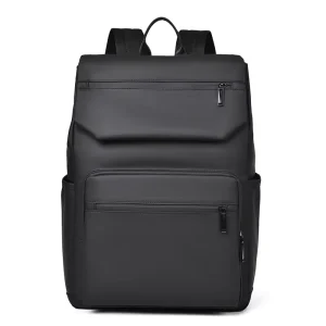 Waterproof Men’s PU Backpack Anti-Theft USB Business Travel