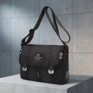 Waterproof Nylon Solid Color Bag Horizontal Fashion Casual Outdoor Messenger Bag Bolso Para Hombres for Men
