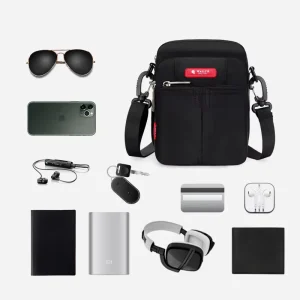 Waterproof Oxford Material Single Shoulder Crossbody Bag Fashion Business Briefcase Casual Sling Bag for Men