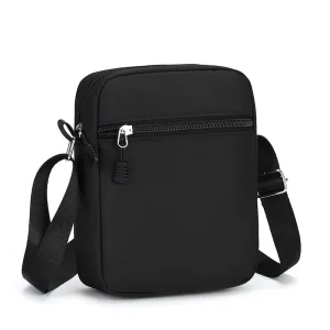 Waterproof Oxford Men’s Shoulder Bag Multi-pocket Durable Casual Crossbody Messenger Bag for Work Travel Daily Commute Use