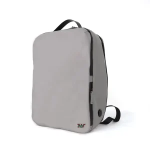 Waterproof PU Leather Men’s School Bag Computer Travel Laptop Backpack