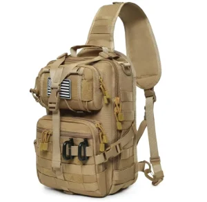 Waterproof Polyester Slim Unisex Crossbody Sling Bag Chest Backpack Men’s Shoulder Bag