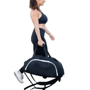 Waterproof Polyester Women’s & Men’s Gym Duffel Bag Backpack with Zipper Closure Custom Sport Travel