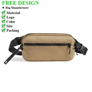 Waterproof RFID Anti Theft Multifunctional Solid Color Wear Resistant Men Crossbody Bag