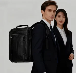 Waterproof Scratch-resistant Oxford Fabric Business Men’s Backpack Notebook Vintage Backpack