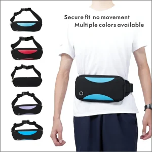 Waterproof Tactical Men’s Waist Bag for Running Hiking Travel Casual Daily Motorcycle Cell Phone Use