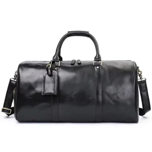 Waterproof Tote Bag for Business Travel Oversized Office Laptop Handbag Leather Wear Resistant Tote Bag for Men
