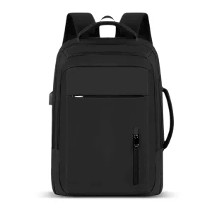 Waterproof USB Charging Portable Casual Travel Computer Laptop Bag Factory Custom Logo Men’s Casual Business Backpack