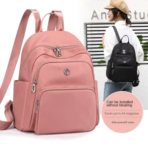 Waterproof Women’s Backpacks New Style Large Capacity Simple and Versatile Fashion Light Travel Backpack for Women