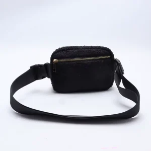 Women Custom Sherpa Mini Belt Crossbody Bum Bag Fanny Pack Pouch Waist Bag Messenger Bag for Men