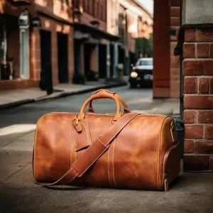 Women Large Genuine Leather Sports Carry of Workout Weekender Men’s Duffle on Male Overnight Bags