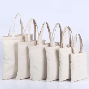 Women Men Handbags Canvas Tote Bags Reusable Cotton Grocery Shopping Bags Letter Light Strong Daily Life