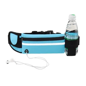 Women’s Nylon Waist Belt Running Bag and Men’s Sports Fanny Pack Mobile Phone Gym Jogging Run Cycling Bag