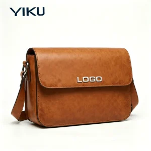 YIKU Factory Custom Logo Fashion Phone Sling Chest Bag Crossbody Bag Unisex Sport PU Custom Messenger Bag