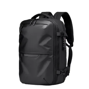 YY Men’s Backpack with Detachable Vacuum Compression Inner Container 180 Degree Combination Lock Open Close