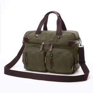ZUOLUNDUO 17.3 Inch Convertible Laptop Backpack Men/Women’s Messenger Bag for Travel Durable and Stylish