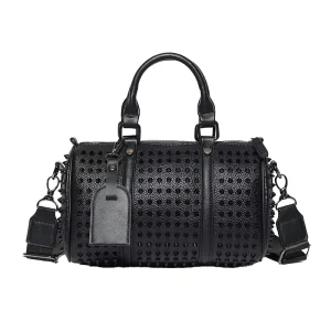 men’s Crossbody bag Unisex Geometric Rivet PU Fashion Crossbody Tote ShoulderBag High End Waterproof Commutingfactory Directsale