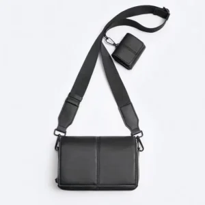 new men’s bag two piece casual single shoulder small square bag men’s crossbody sub mother bag
